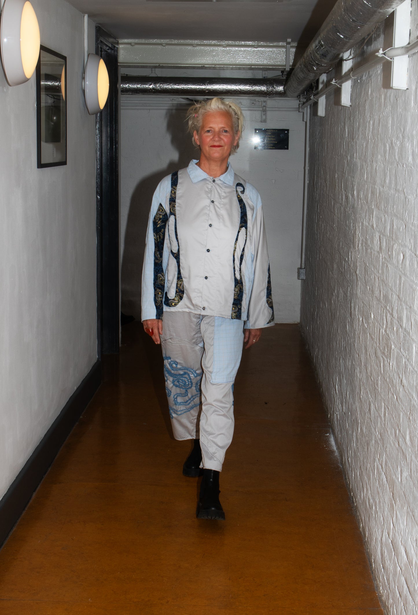 Handmade Appliqué Dragon Trousers (M)