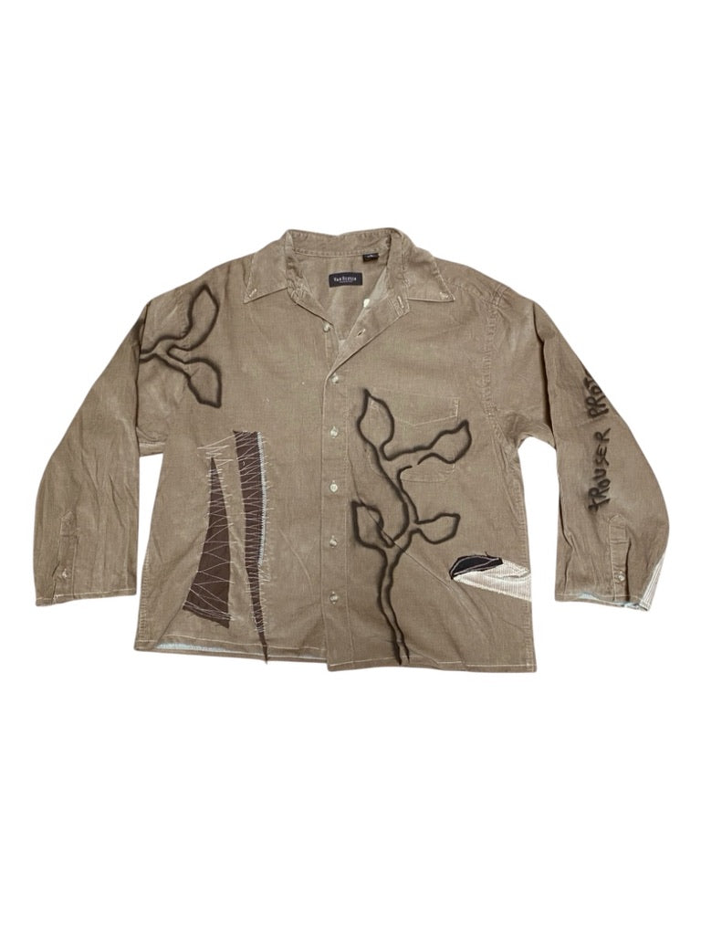 Reworked cord shirt