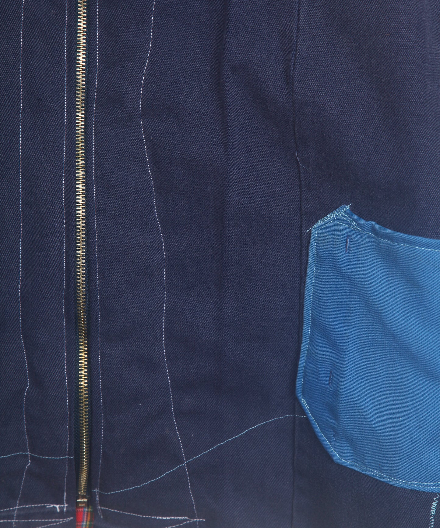 Jacket sustainably reworked from boiler suits (XL)