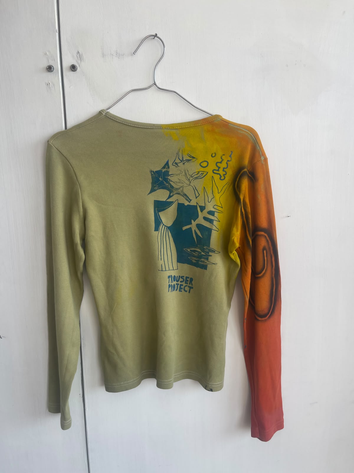 Long Sleeve Screenprint Fitted Tee (UK10/12)