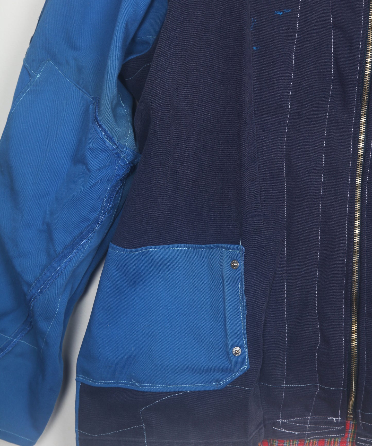 Jacket sustainably reworked from boiler suits (XL)