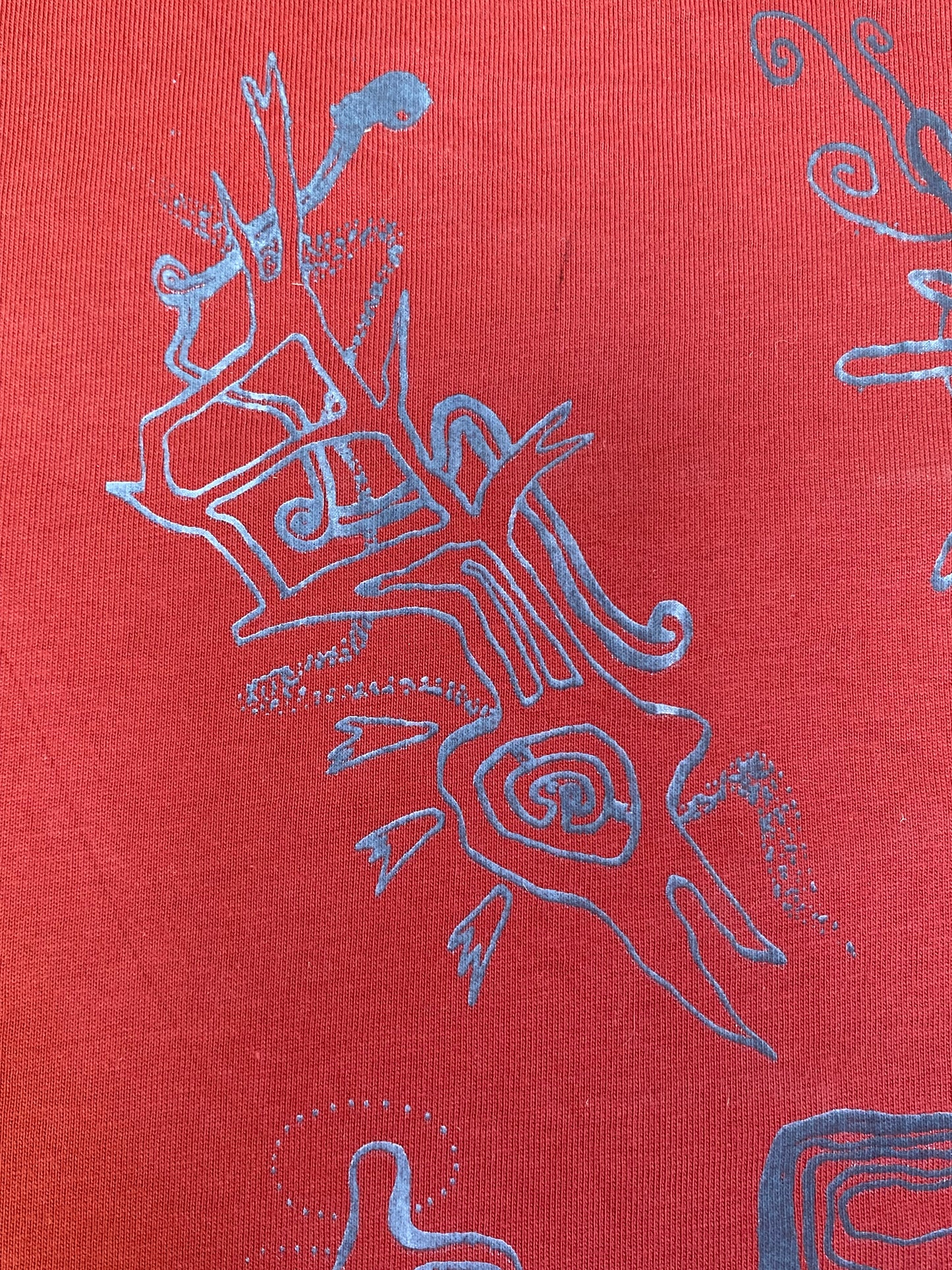 Upcycled Pre-Loved T-Shirt – Hand Screenprinted & 1of1