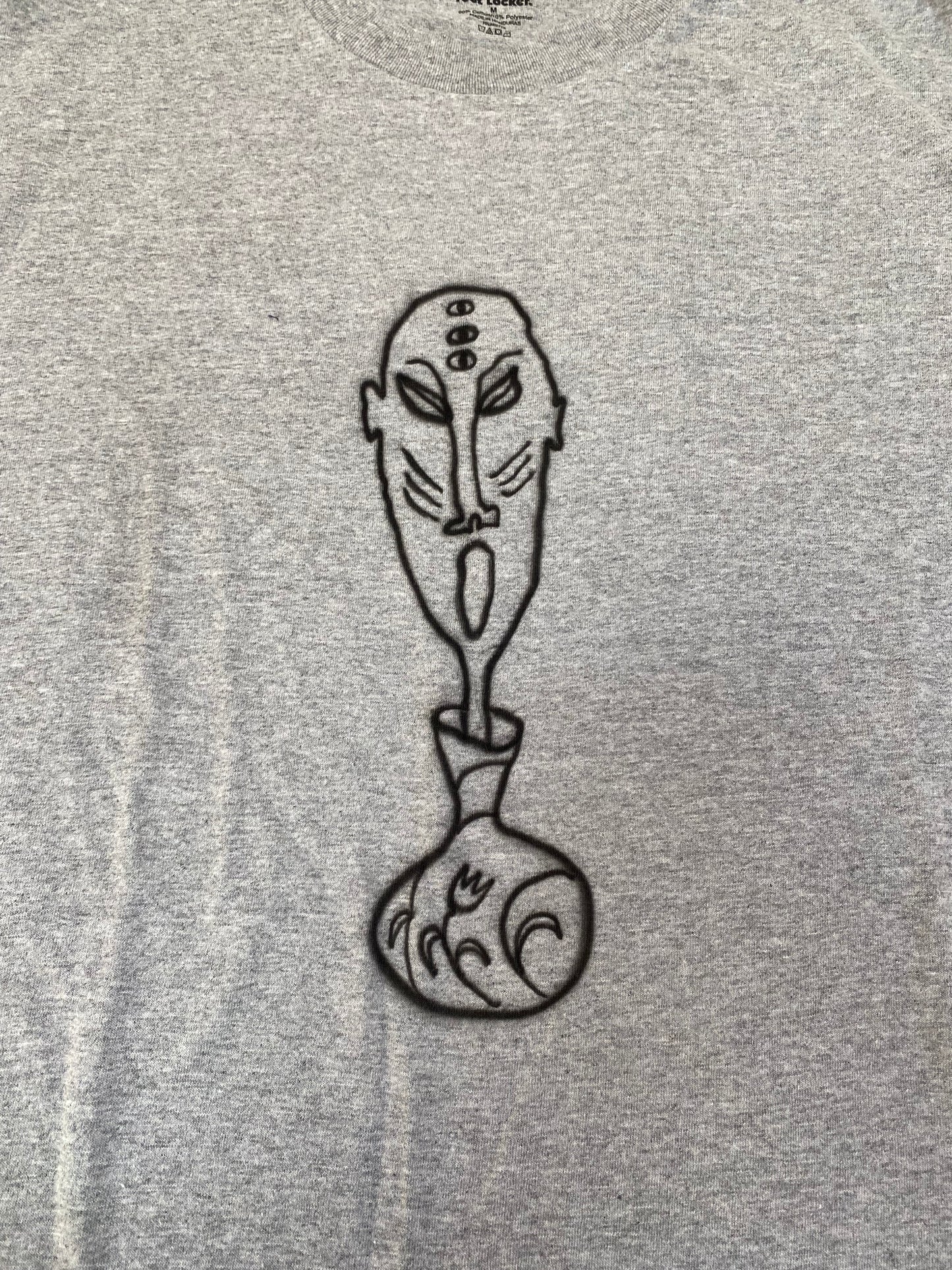 Upcycled Pre-Loved T-Shirt – Airbrush design & 1of1