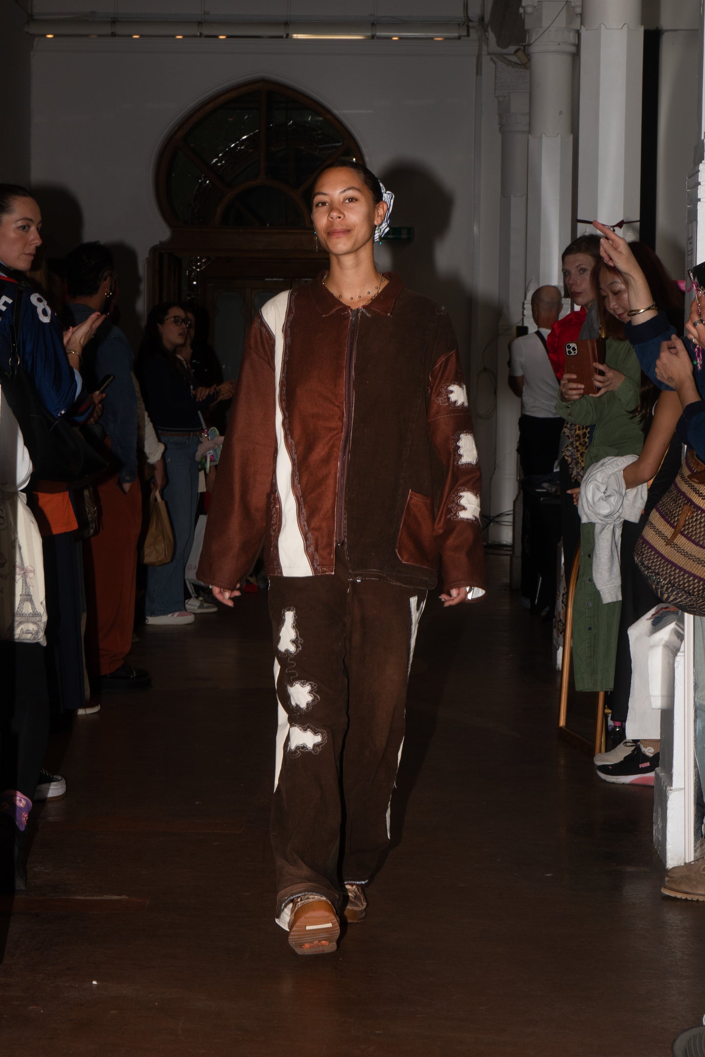 Handmade Corduroy Appliqué Trousers (W30)
