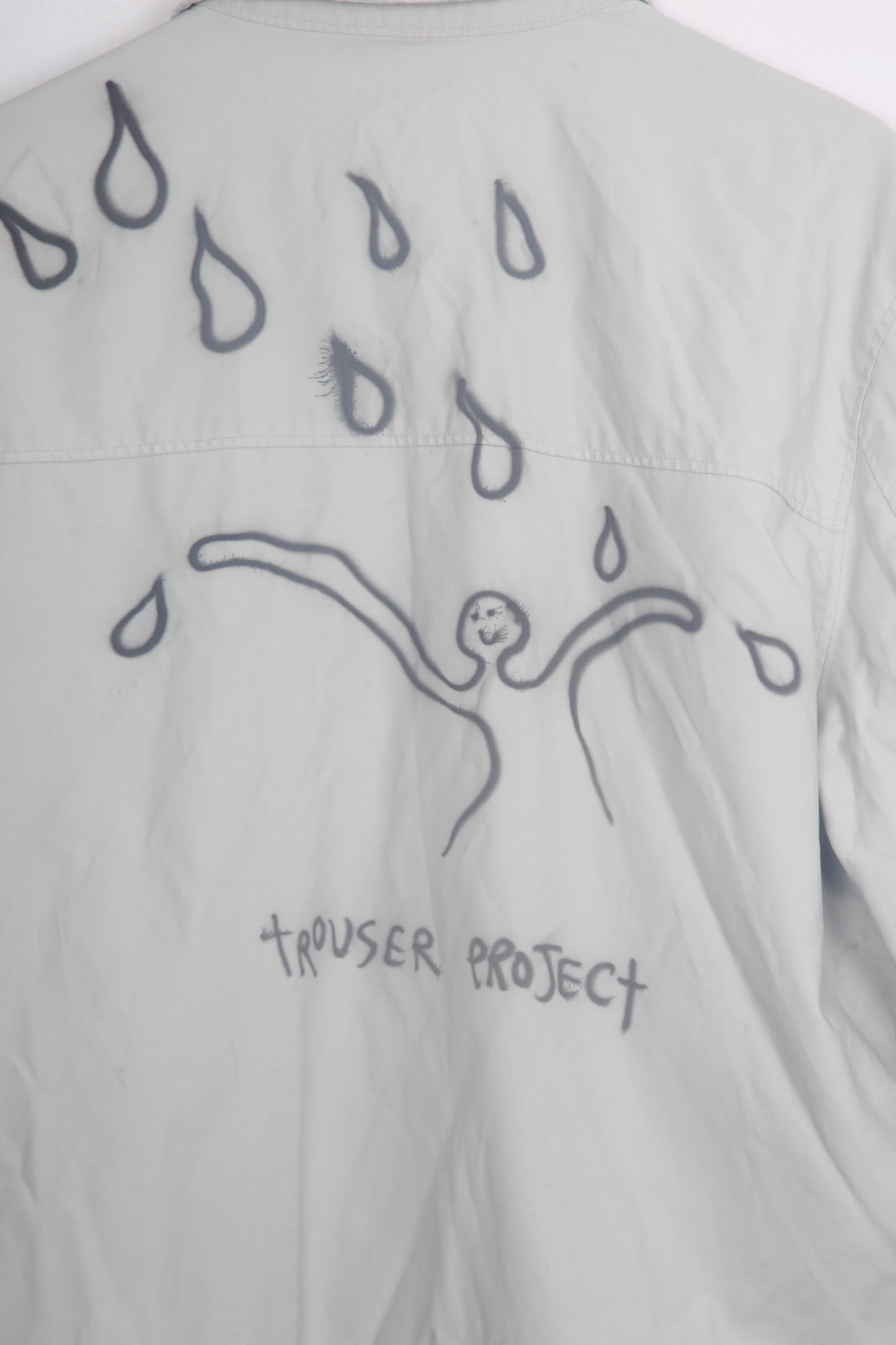 Upcycled Zip Up Raincoat