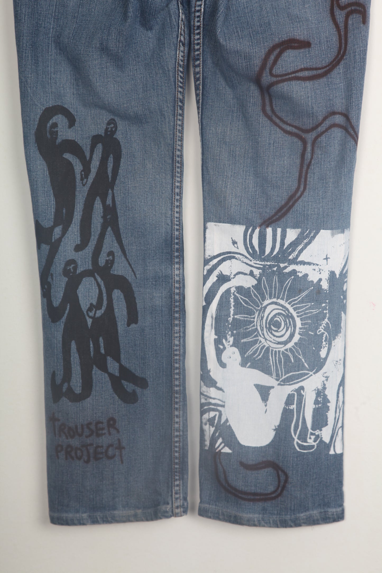 Vintage Hand Printed Levi's Jeans (W34)