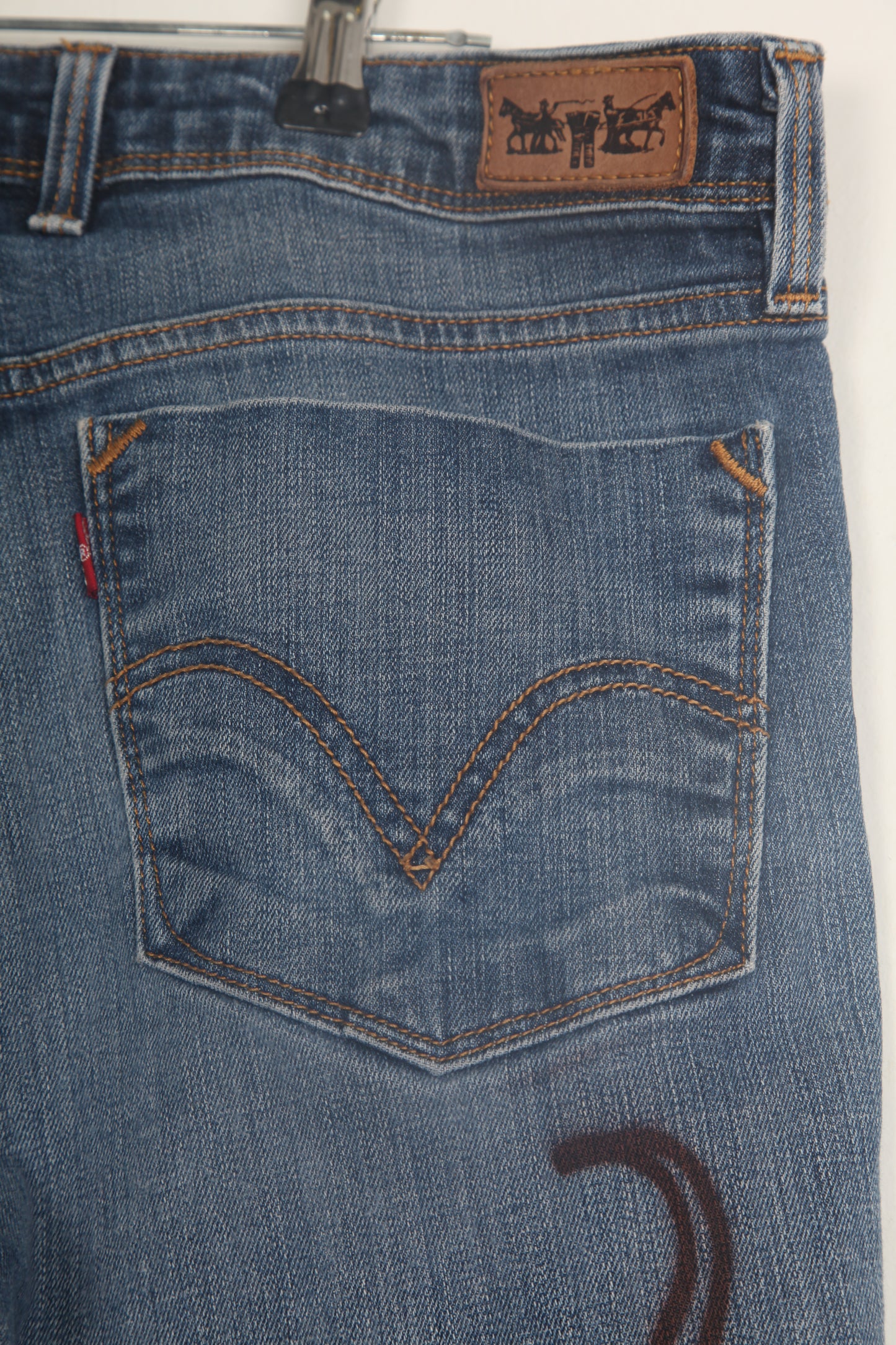 Vintage Hand Printed Levi's Jeans (W34)