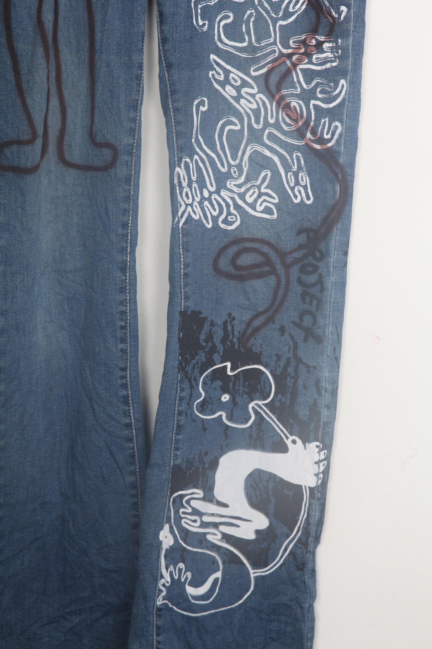 Vintage Bootcut Hand Printed Levi's Jeans (W30)