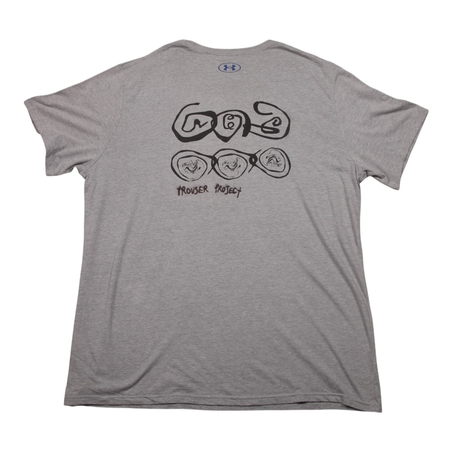 Upcycled Illustrated Screenprint T-shirt (XL)
