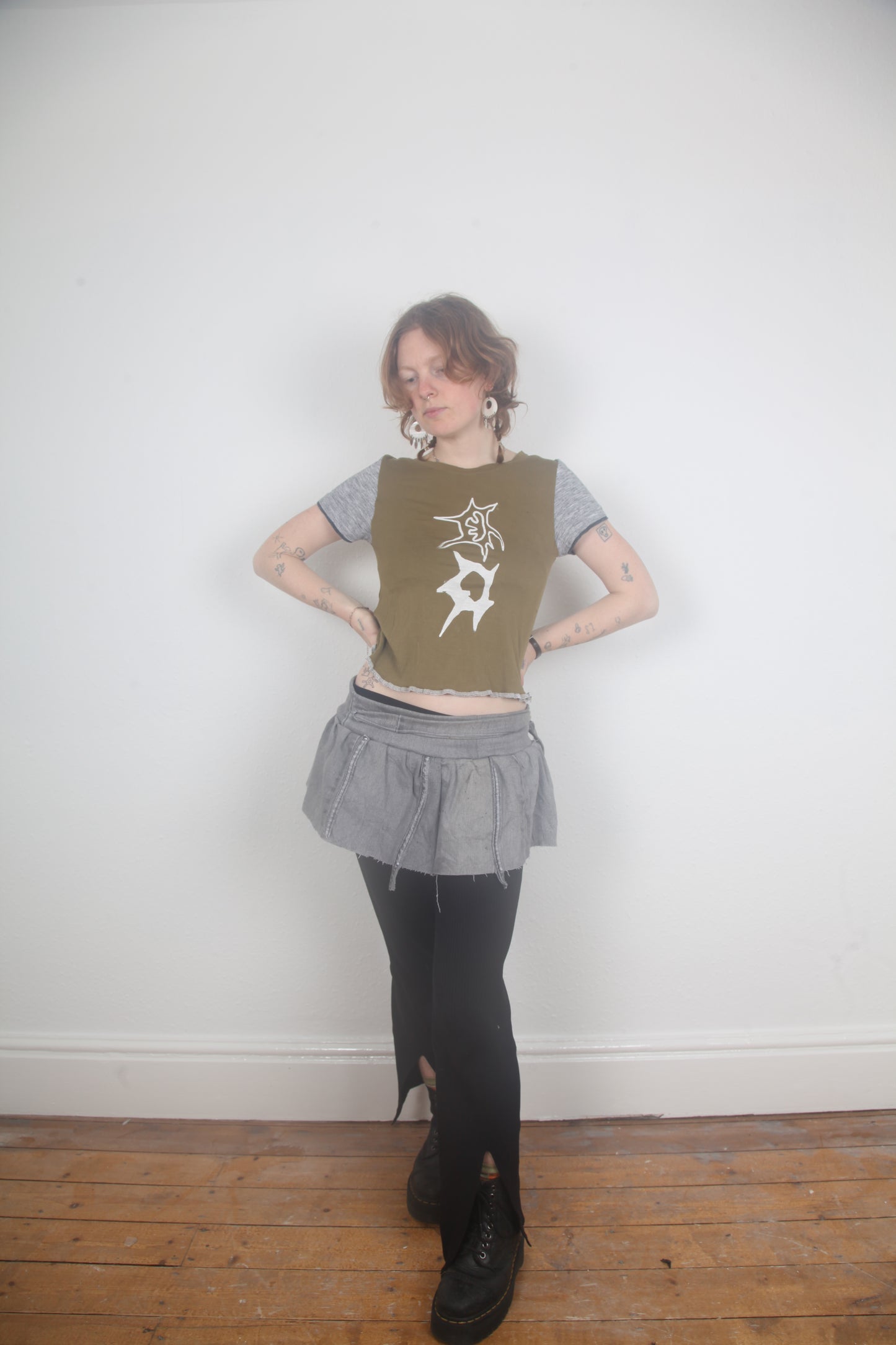 Short Sleeve Baby Tee Upcycled
