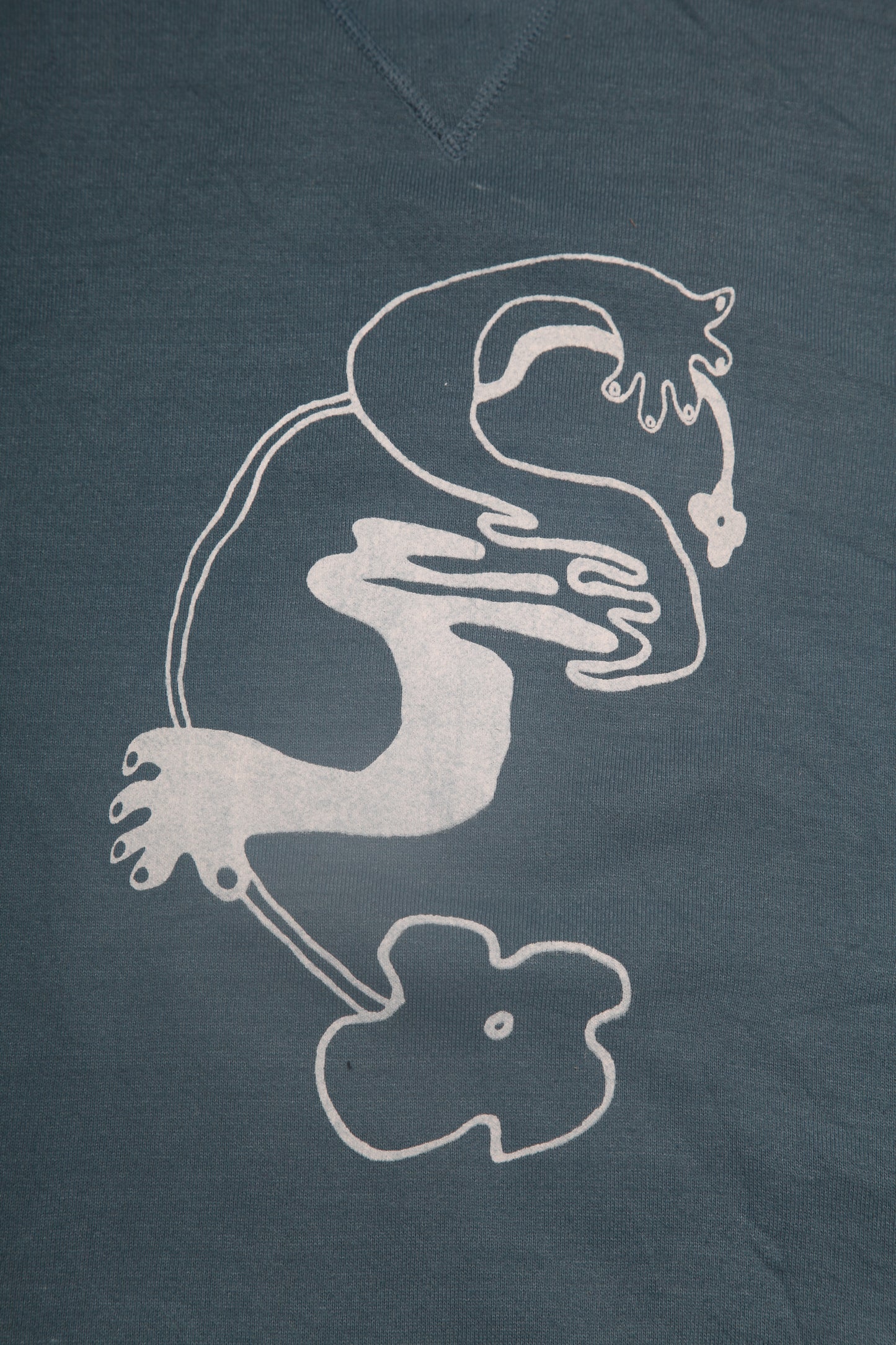 Screenprint Graphic Pullover Jumper (L)