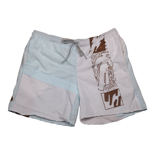 Summer lightweight patchwork shorts (L/ UK12-18)