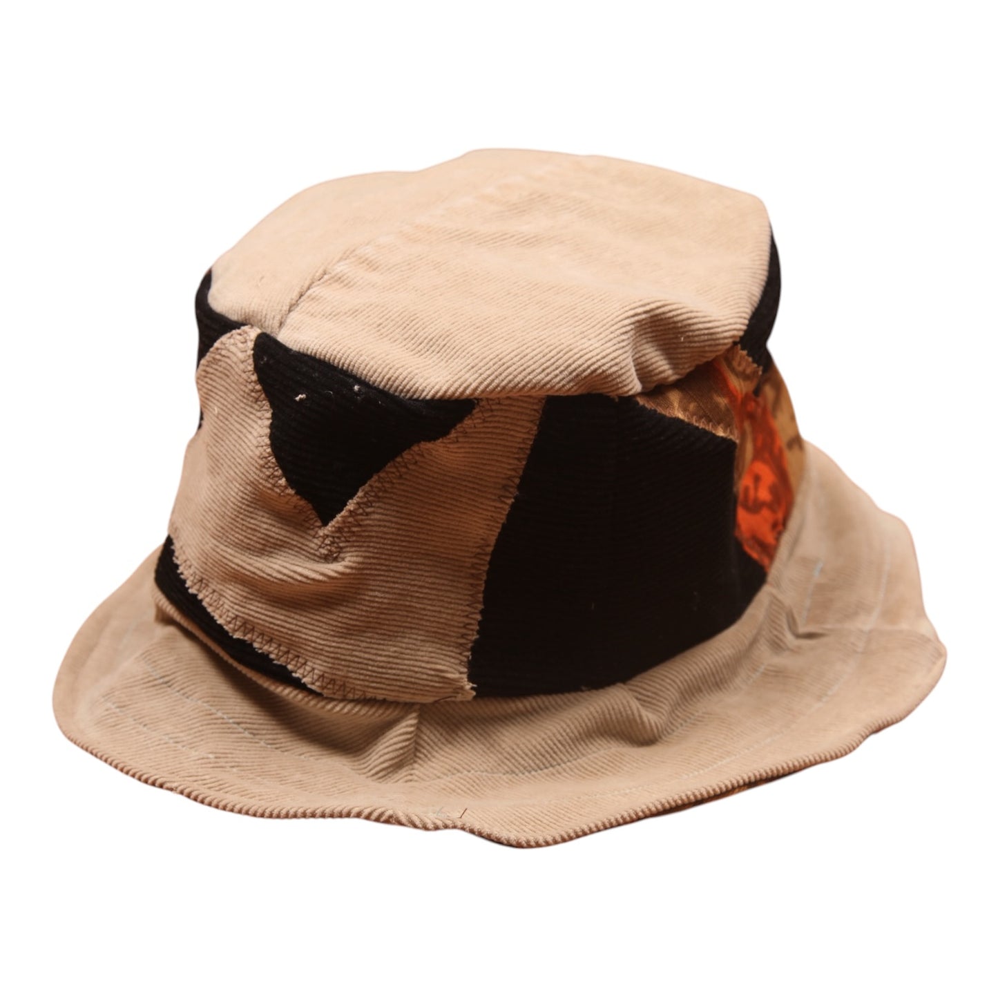 Reversible Patchwork Bucket Hat (M)