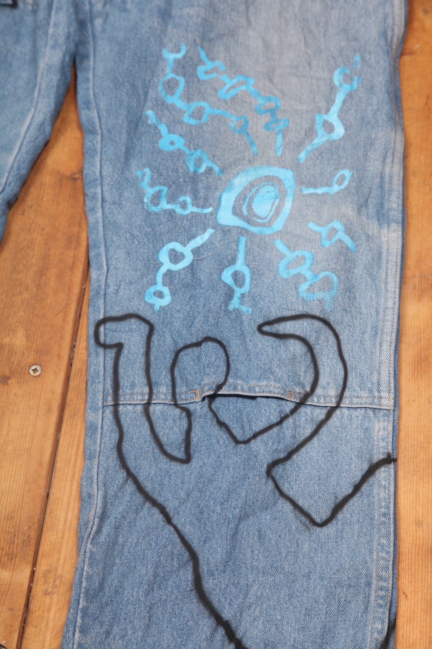 Upcycled Vintage Dickies Jeans (W42)