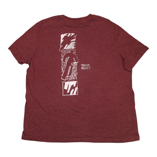 Upcycled Illustrated Screenprint T-shirt (XL)