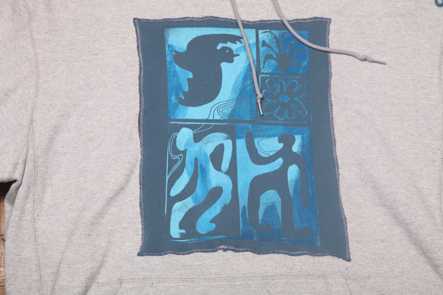 Upcycled Graphic Hoodie (L)