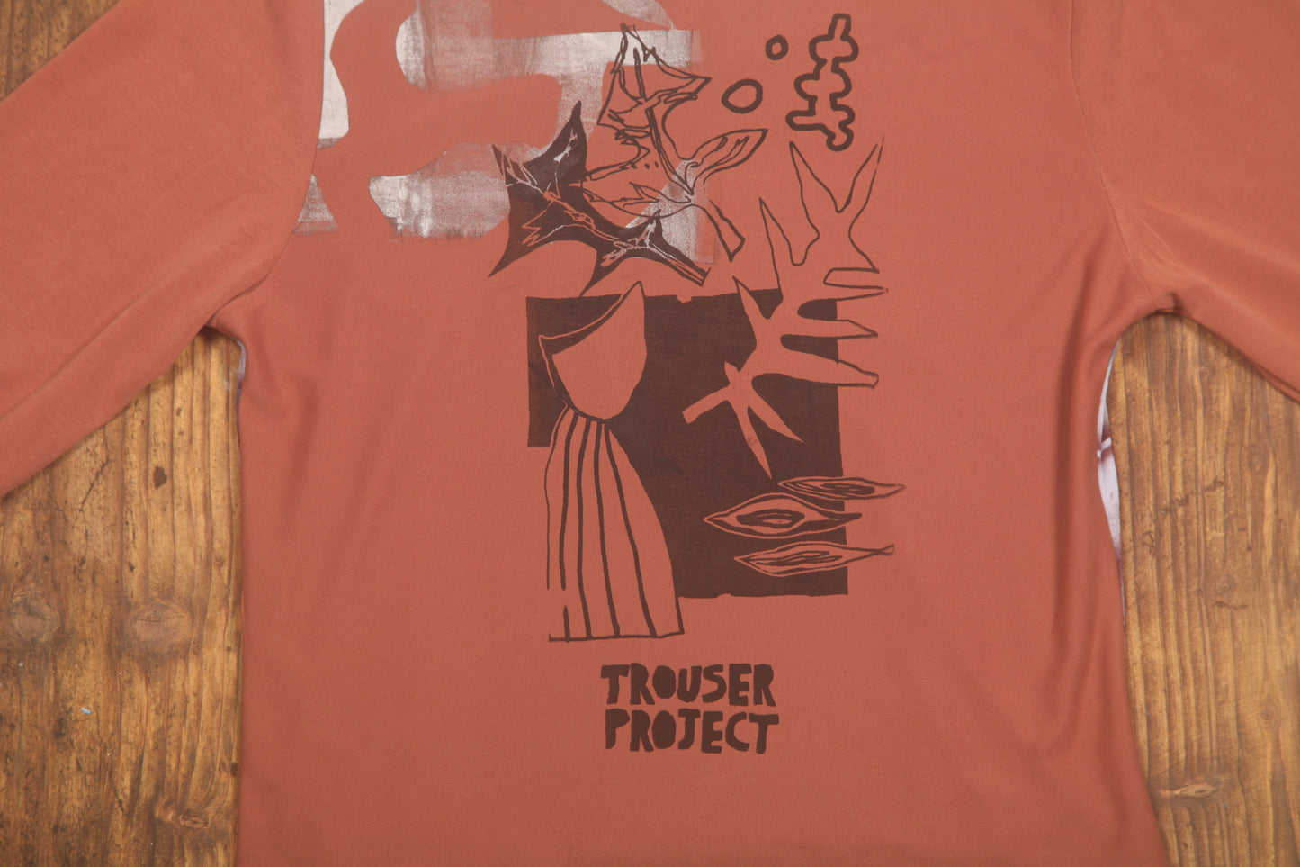 Long Sleeve Screenprint Fitted Tee (UK8/10)