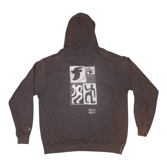 Champion Upcycled Grey Hoodie (XL)