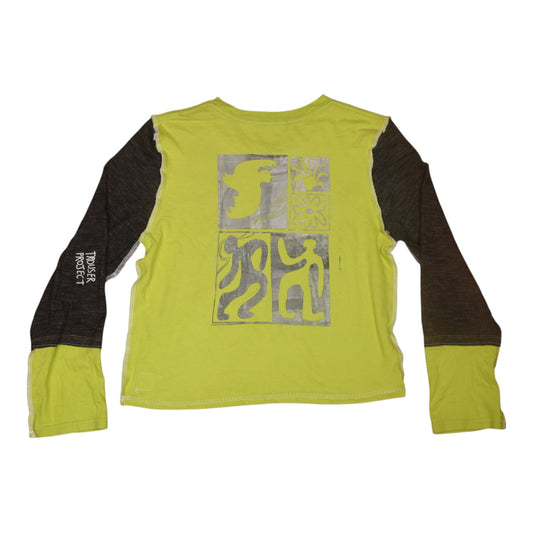 Reworked Patchwork Long Sleeve Top (UK12)