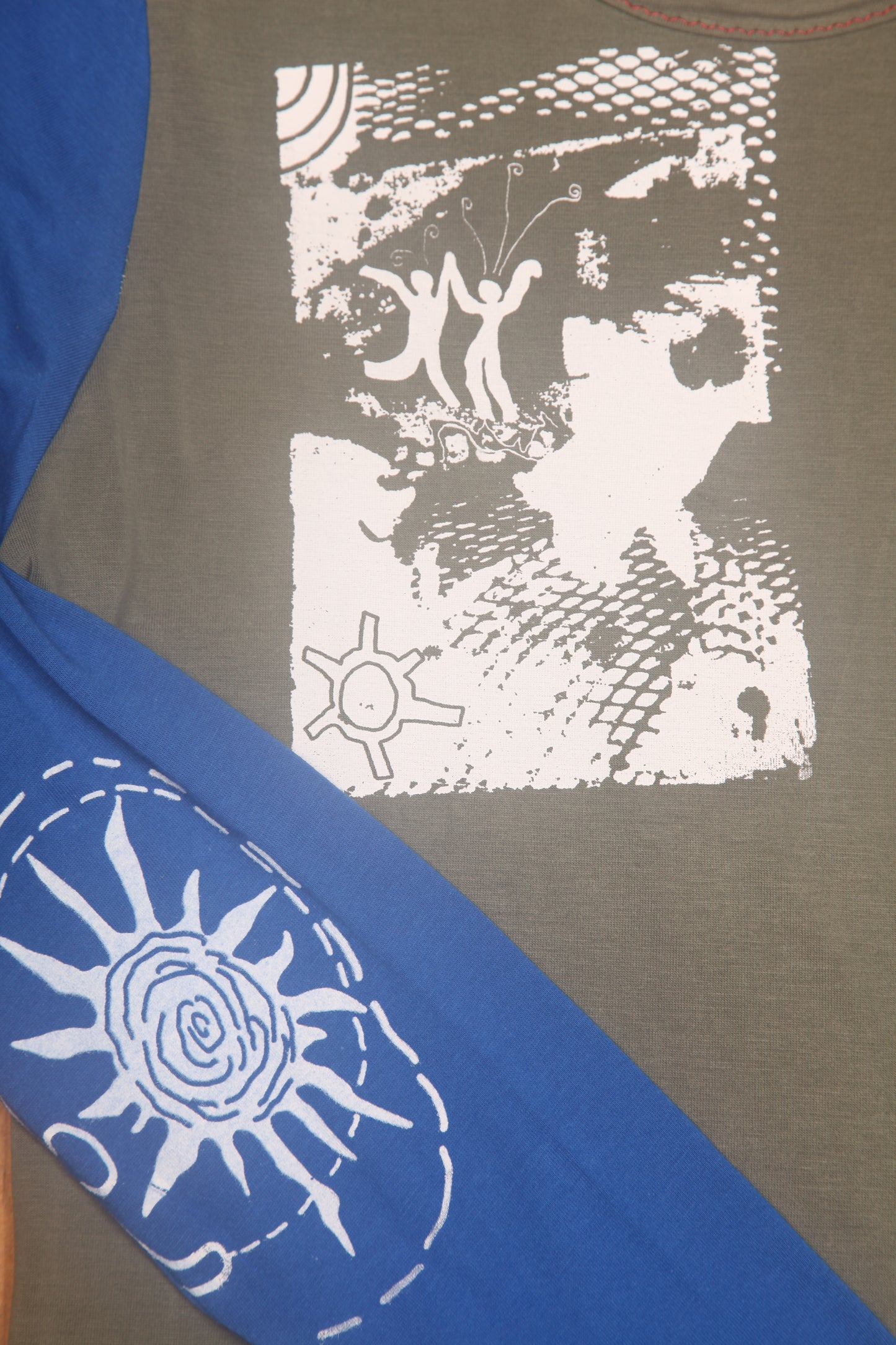 Long Sleeve Screenprint Fitted Tee (UK8/10)