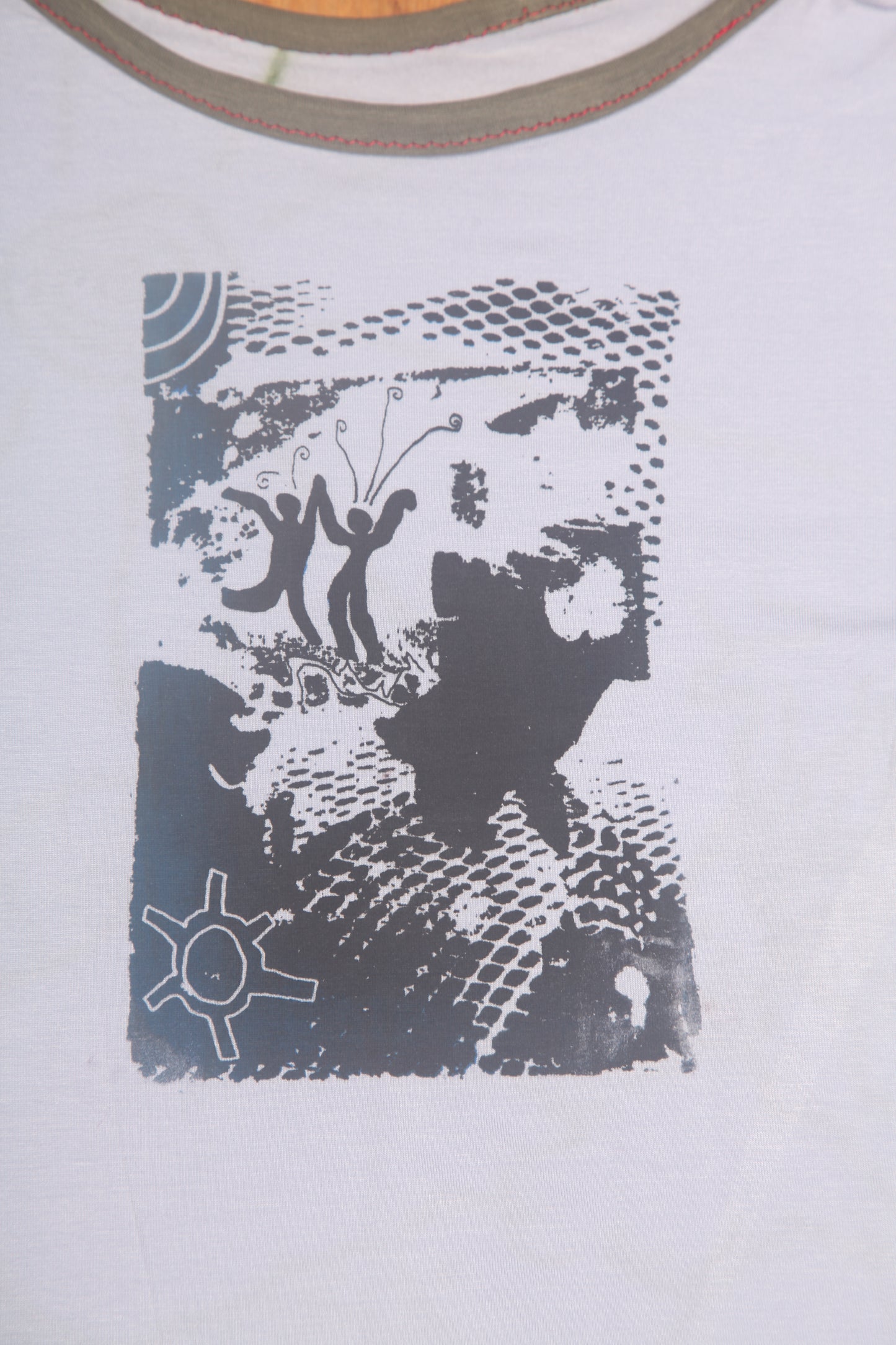 Long Sleeve Screenprint Fitted Tee (UK10/12)