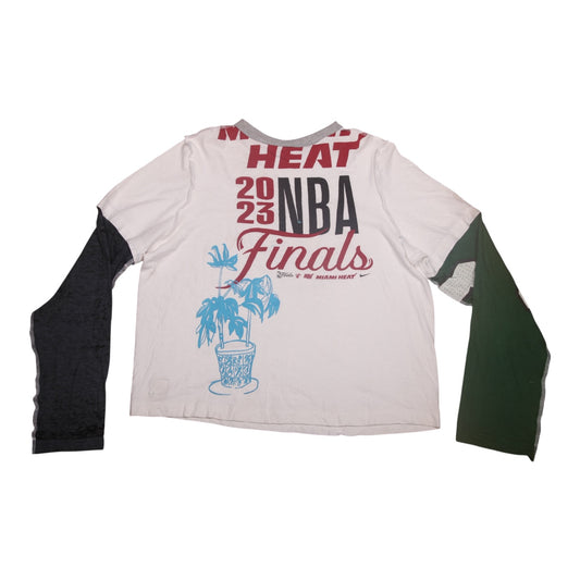 Reworked Patchwork Long Sleeve Top (UK14)