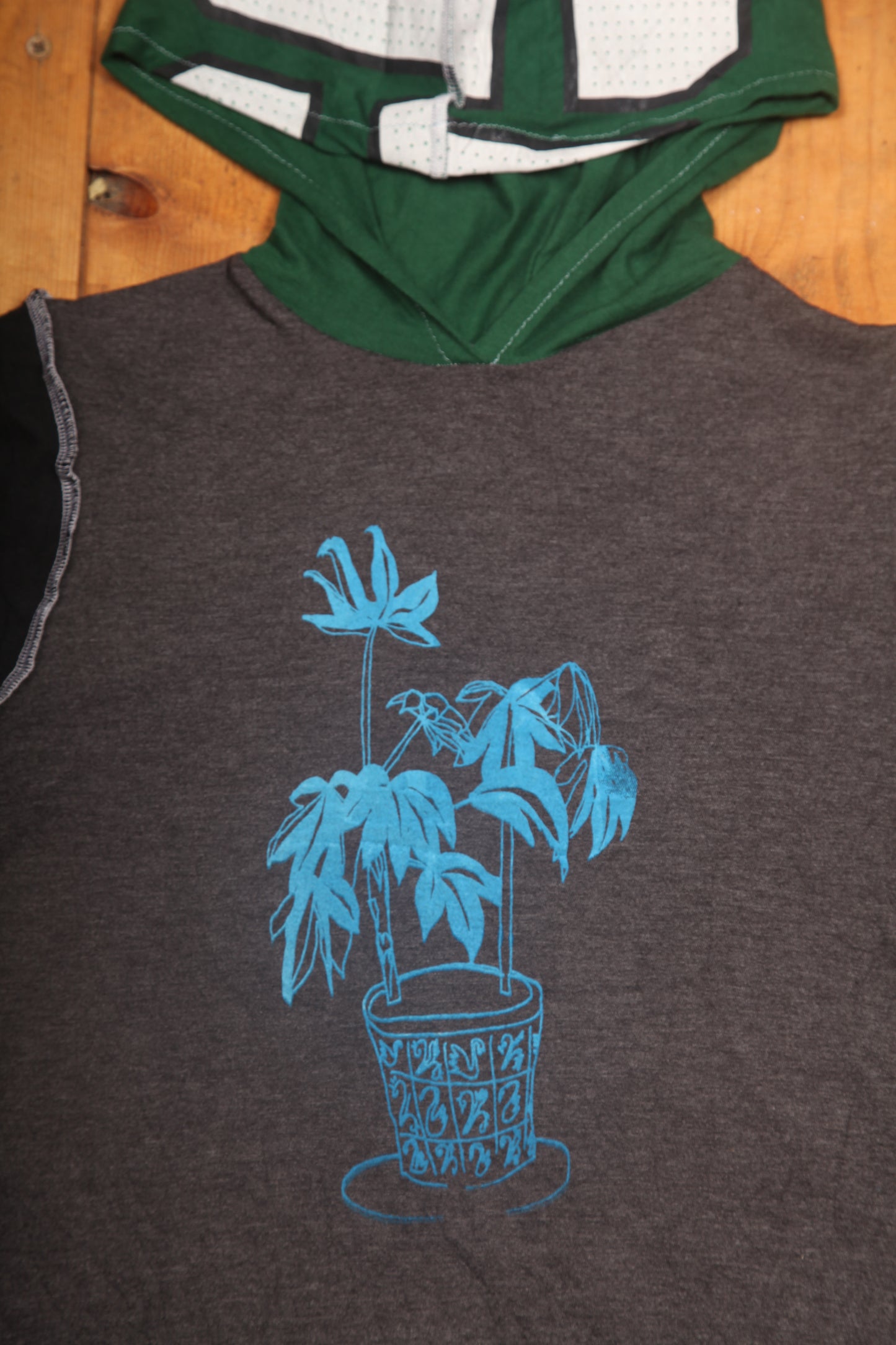 Reworked Patchwork Long Sleeve Top (UK12)