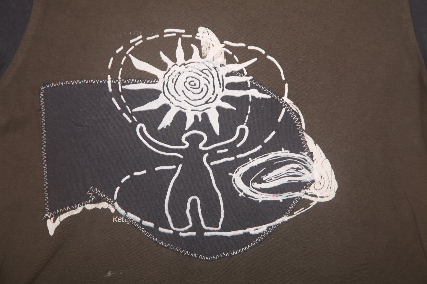Short Sleeve Crop Screenprint Tee (UK6/8)