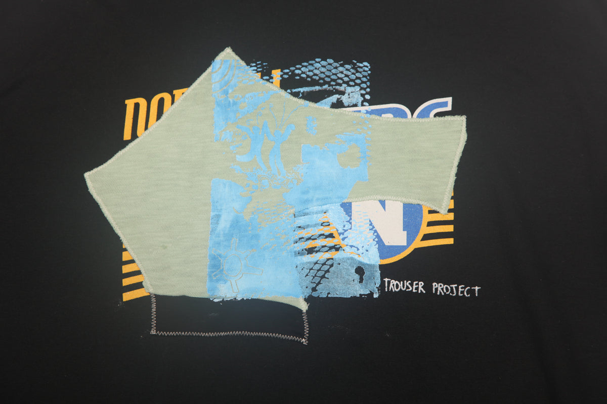 Vintage Upcycled Screenprint Hoodie (M)