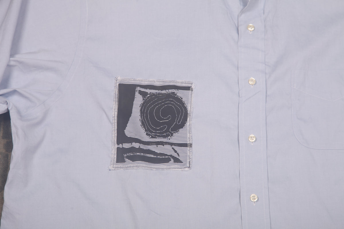 Reworked Patchwork Screenprint Shirt (2XL)