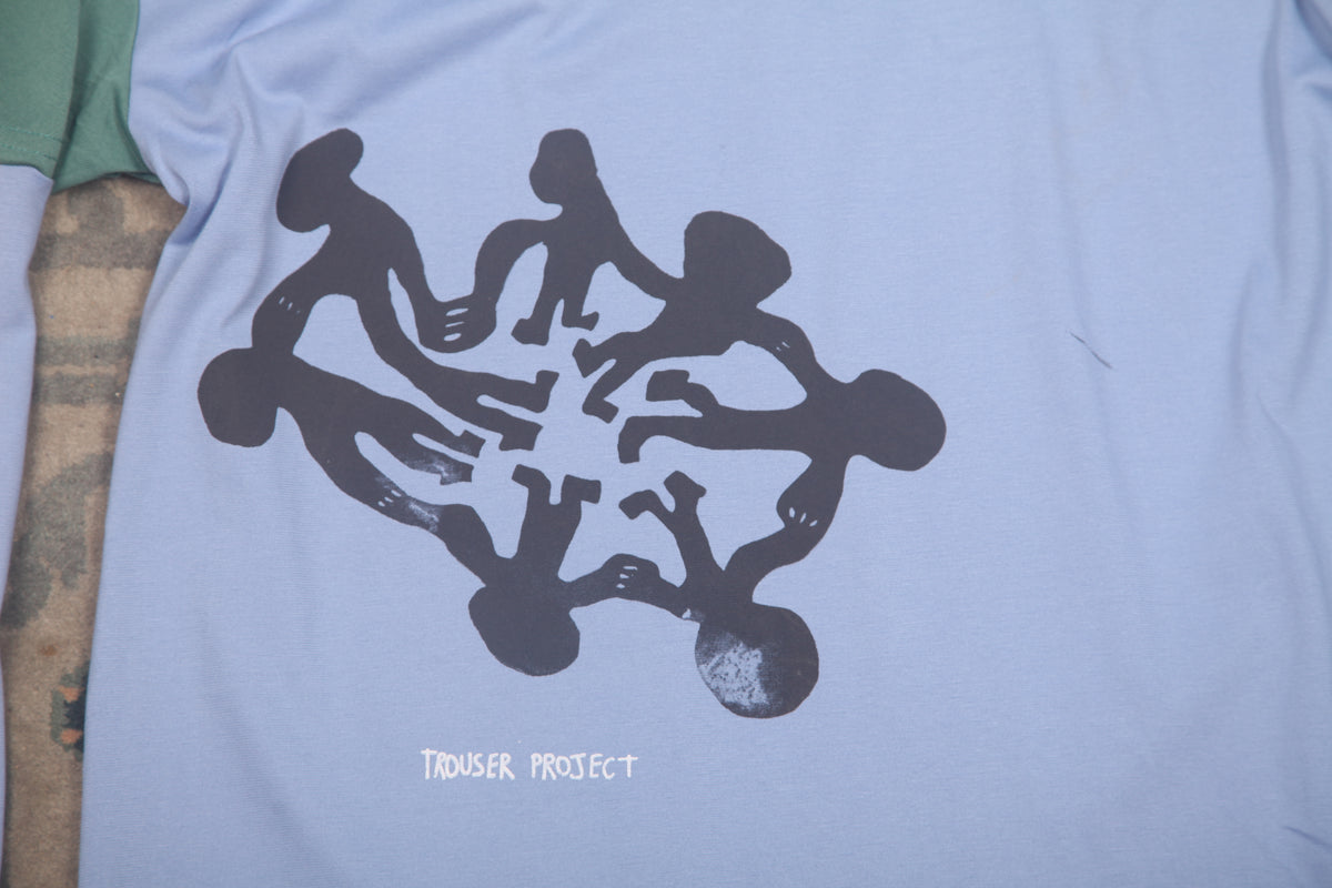 Long Sleeve Screenprint Reworked T-Shirt (S)