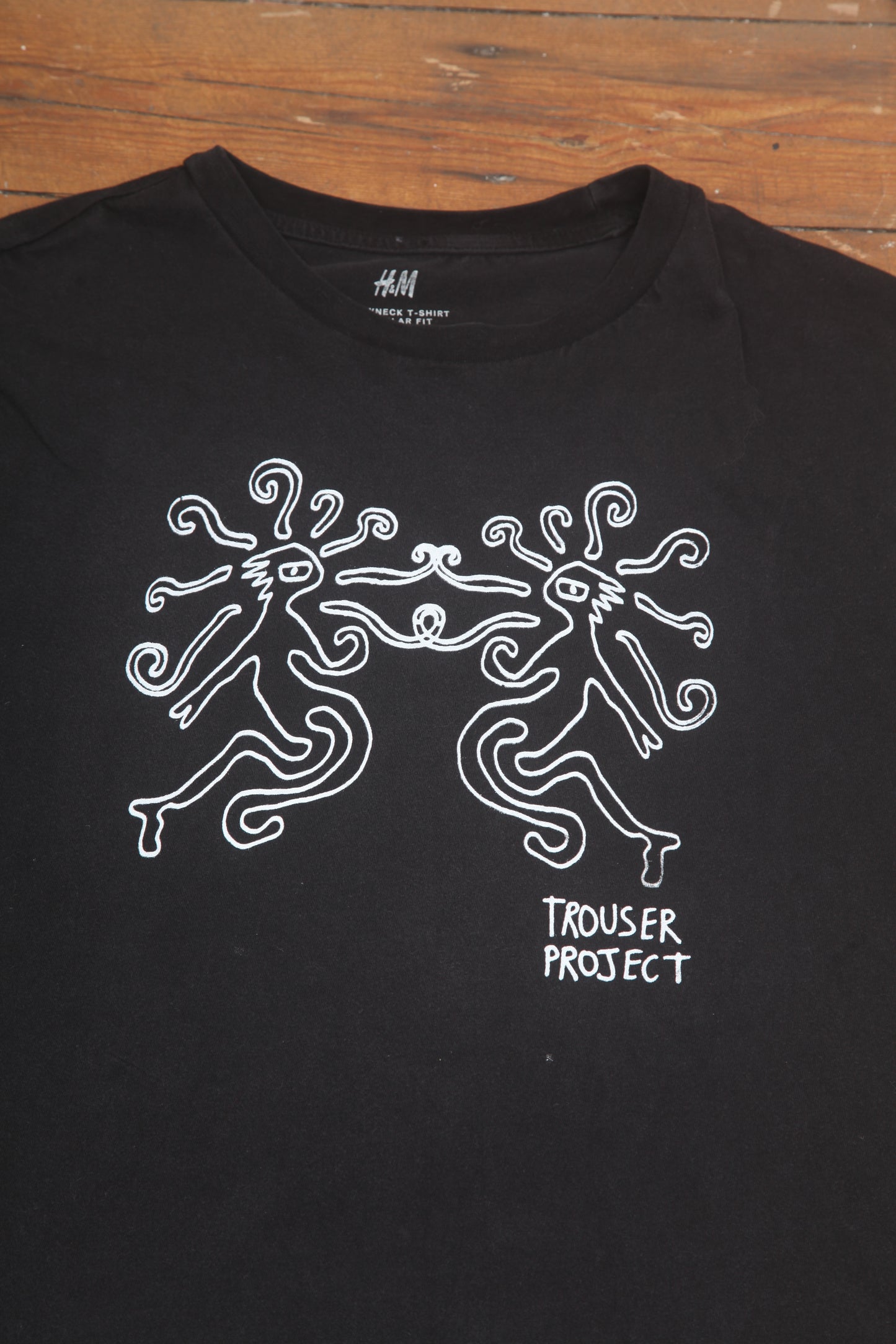 Graphic Black Short Sleeve T-Shirt (M)