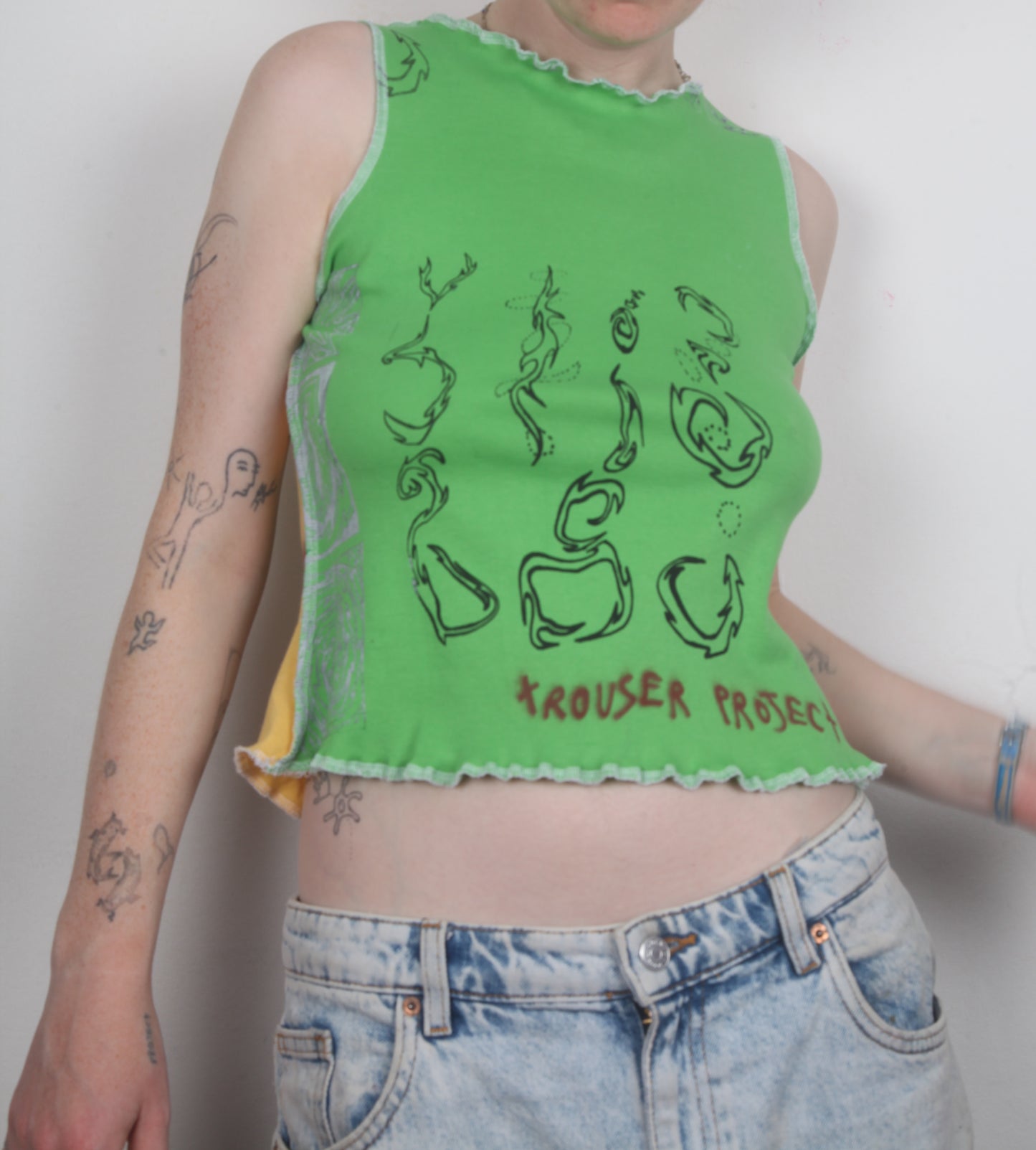 Funky Reversible Summer Vest Top (S)