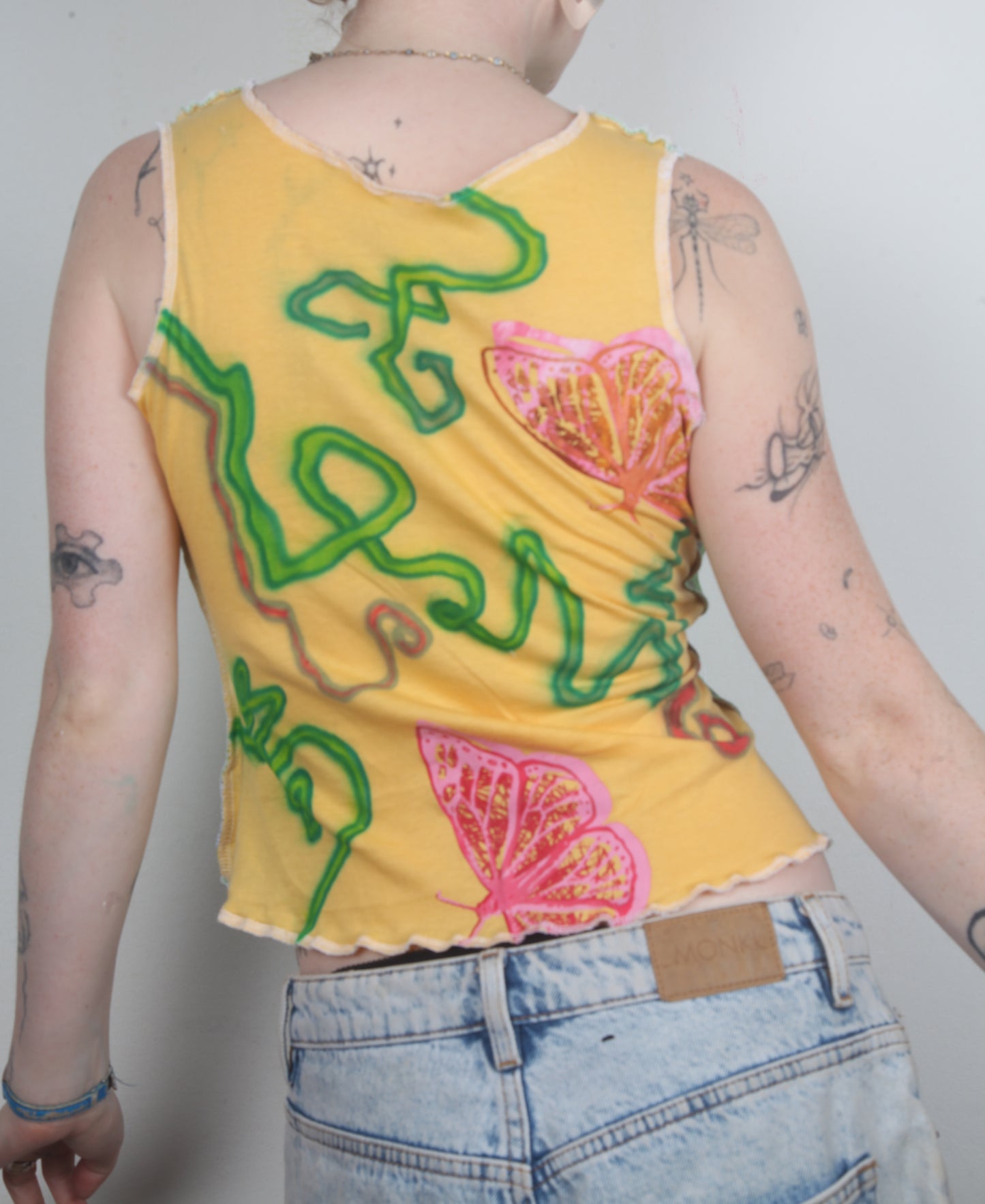Funky Reversible Summer Vest Top (S)