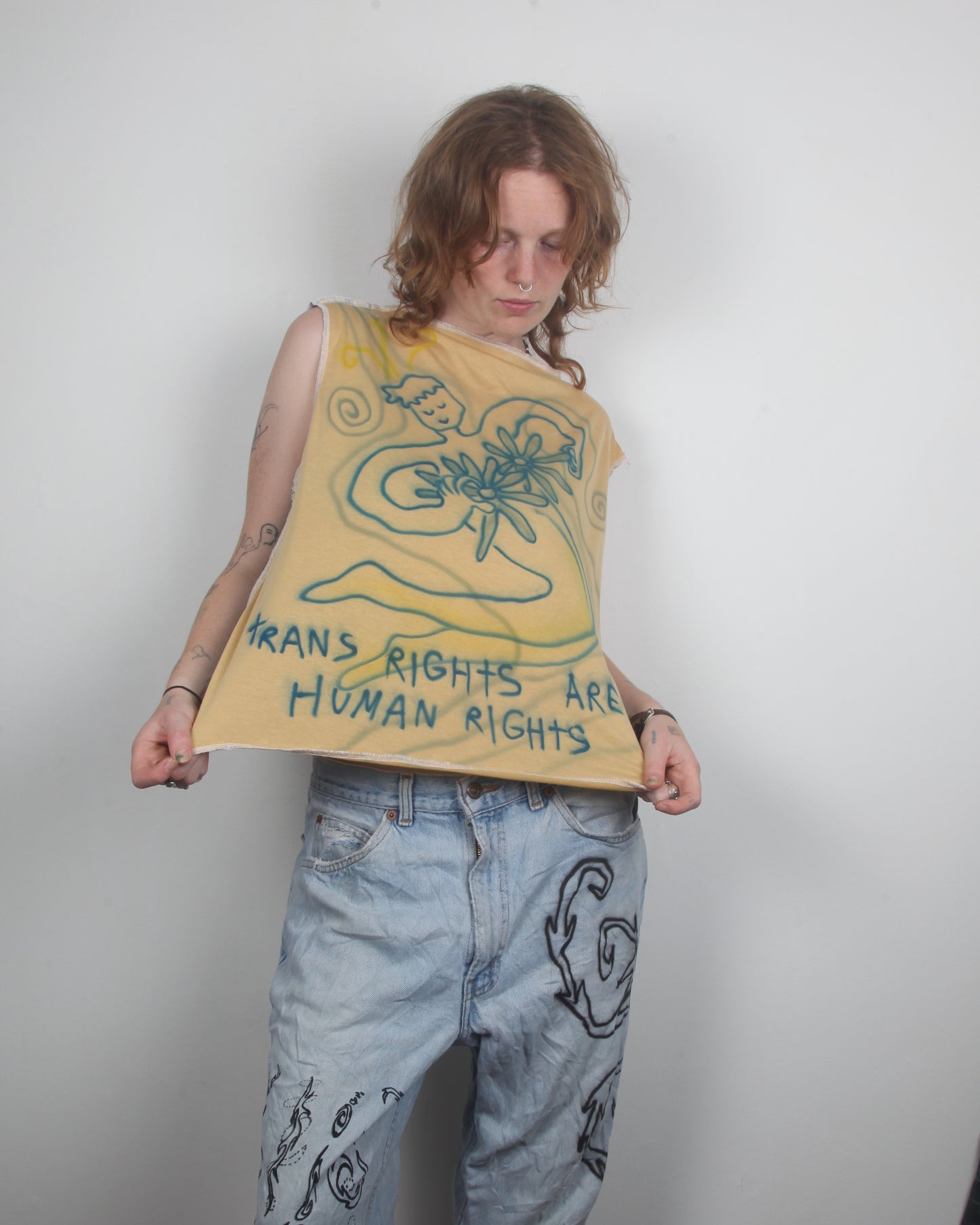 Trans Rights Reversible Vest Top (XL)