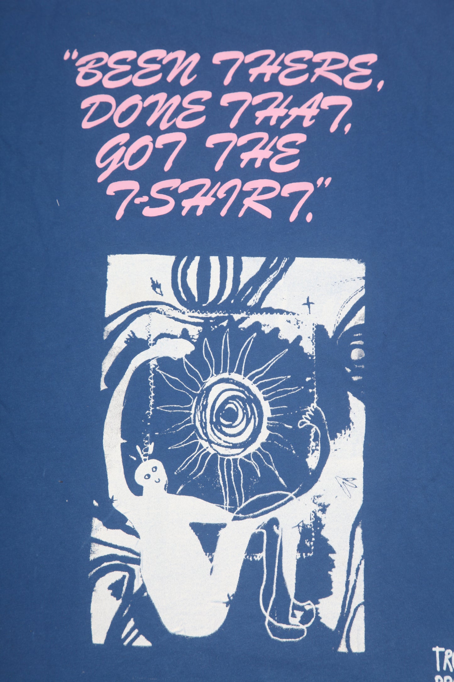 Upcycled Graphic Screenprint T-Shirt (L)