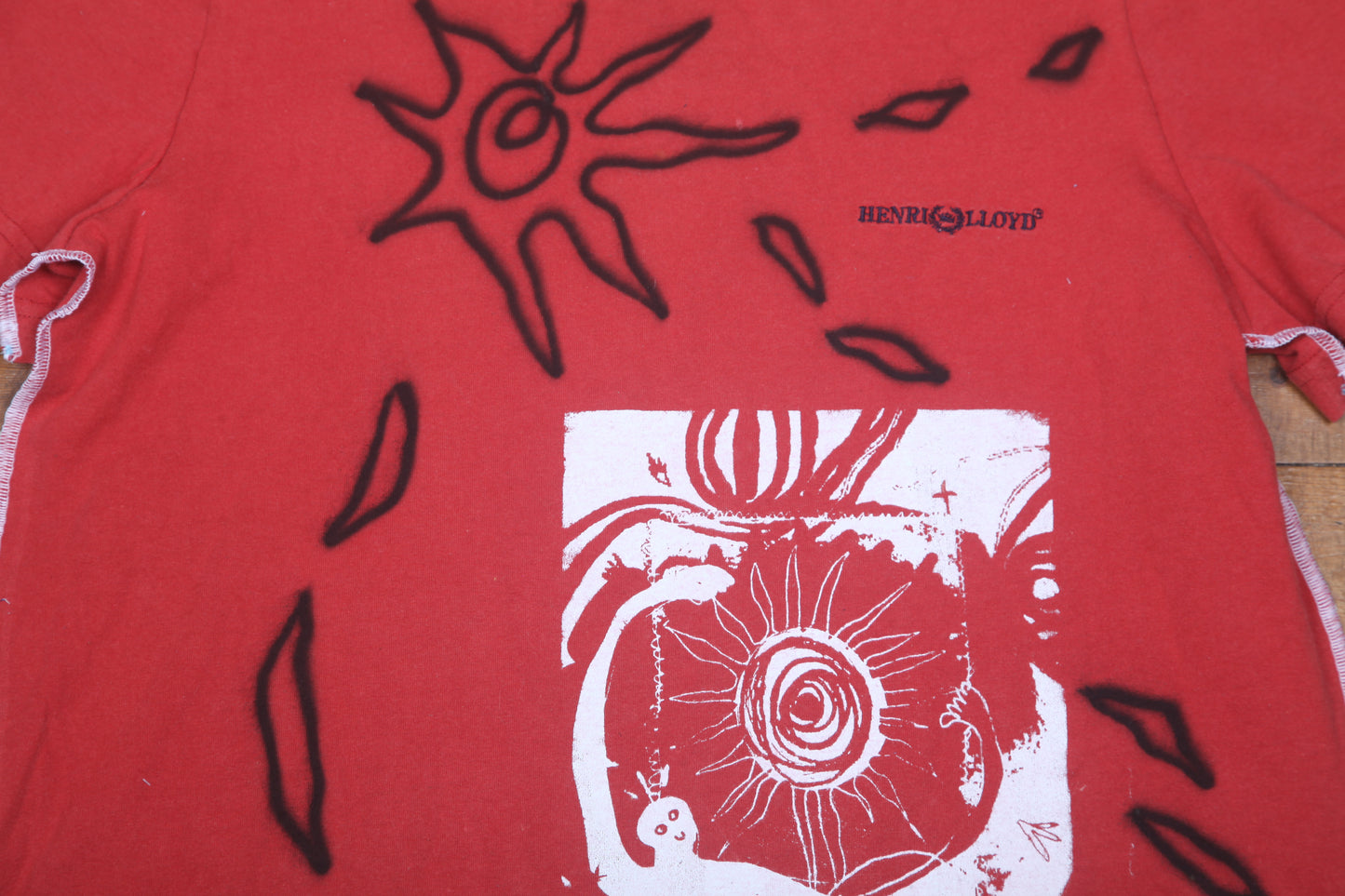 Upcycled Graphic Screenprint T-Shirt (XL)