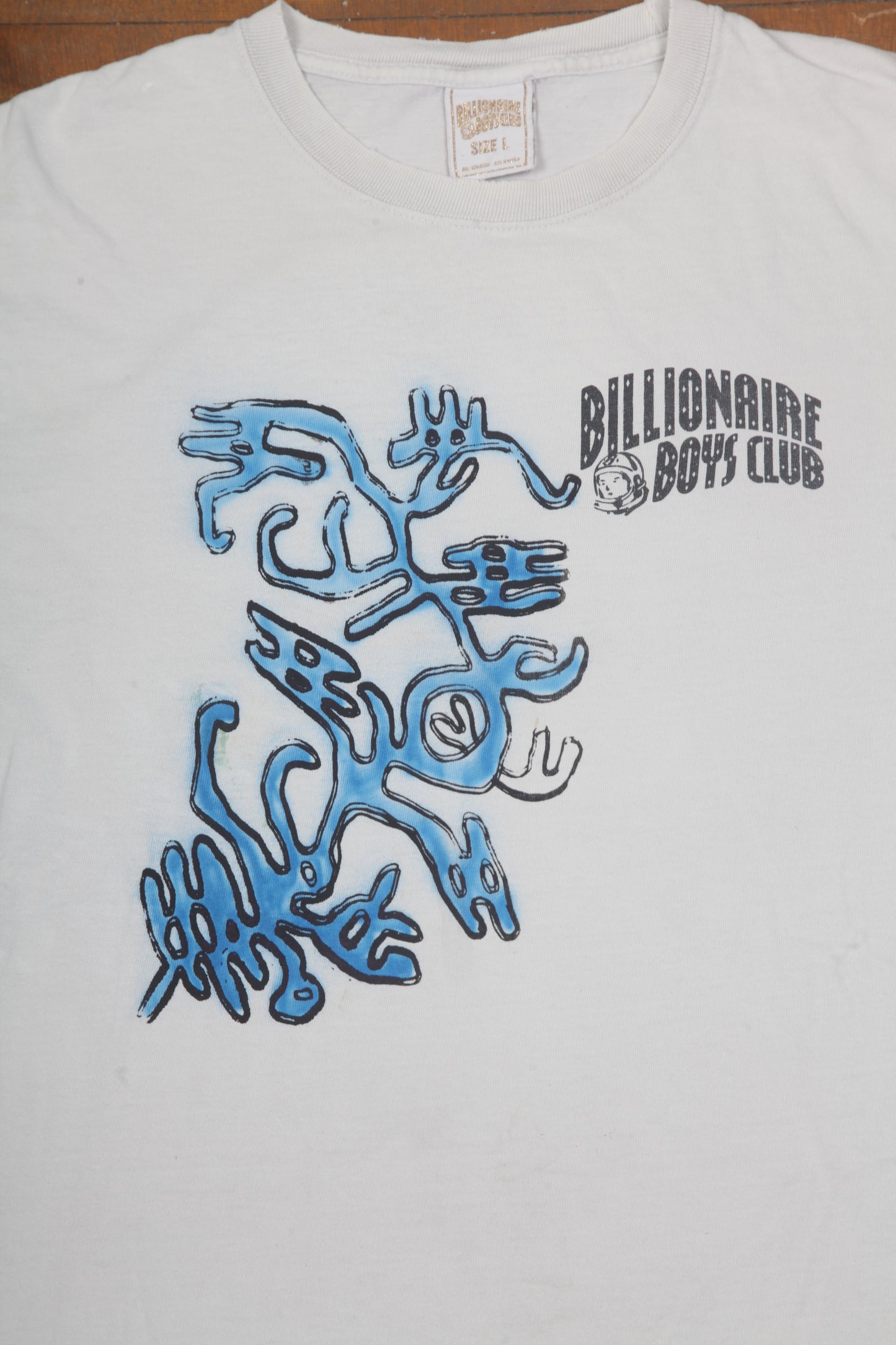 Sustainable Upcycled Graphic Screenprint T-Shirt (L)