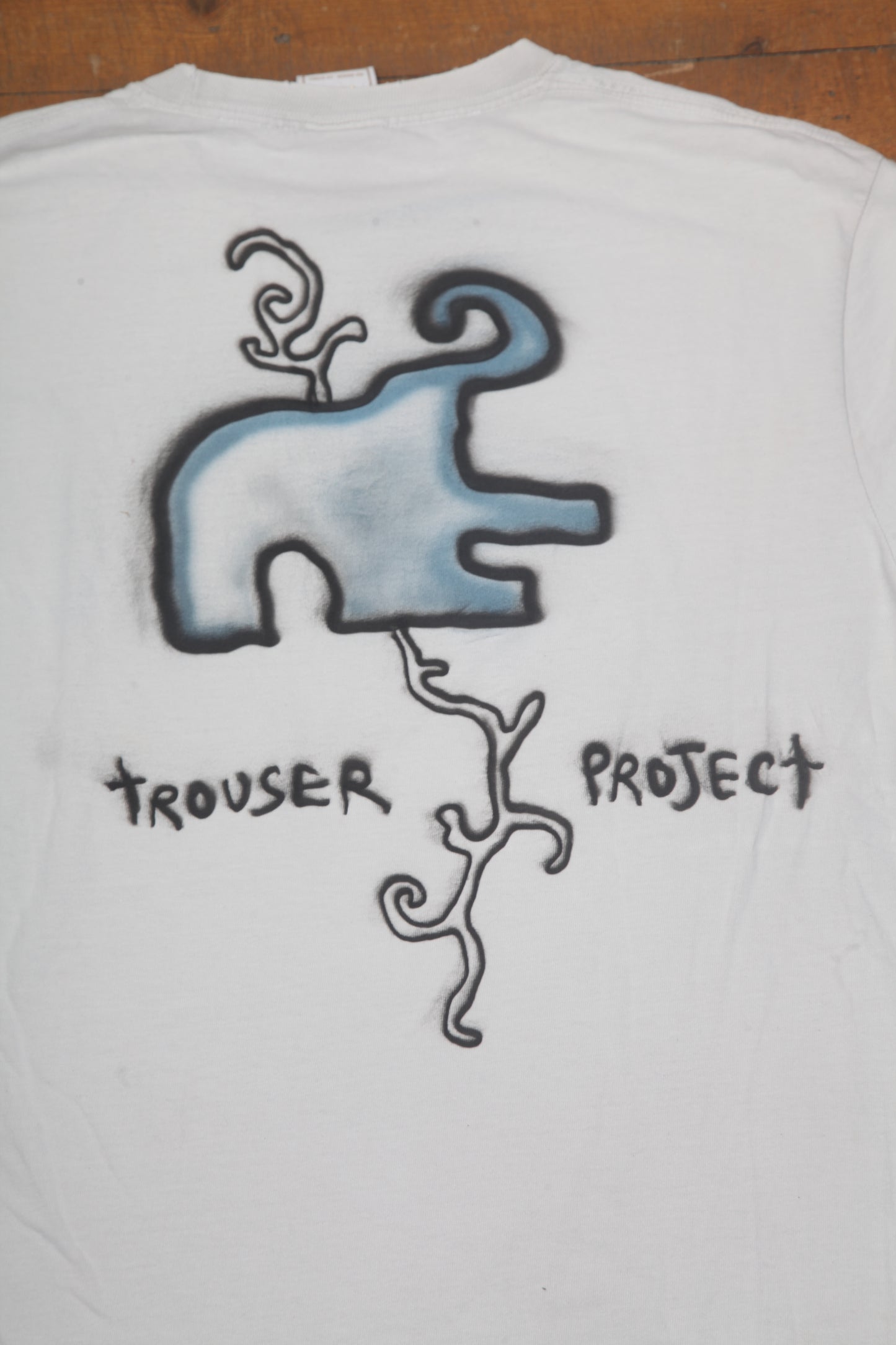 Sustainable Upcycled Graphic Screenprint T-Shirt (L)
