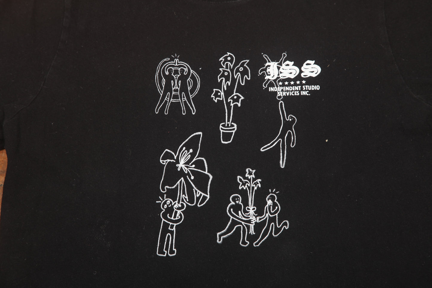 Sustainable Upcycled Graphic Screenprint T-Shirt (XL)