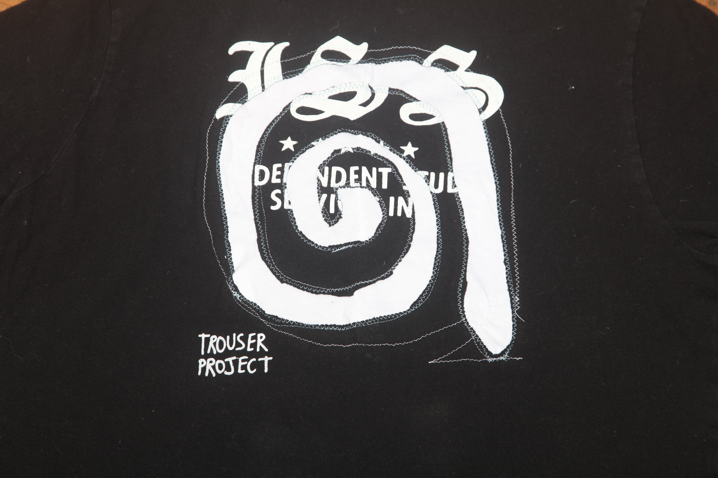 Sustainable Upcycled Graphic Screenprint T-Shirt (XL)