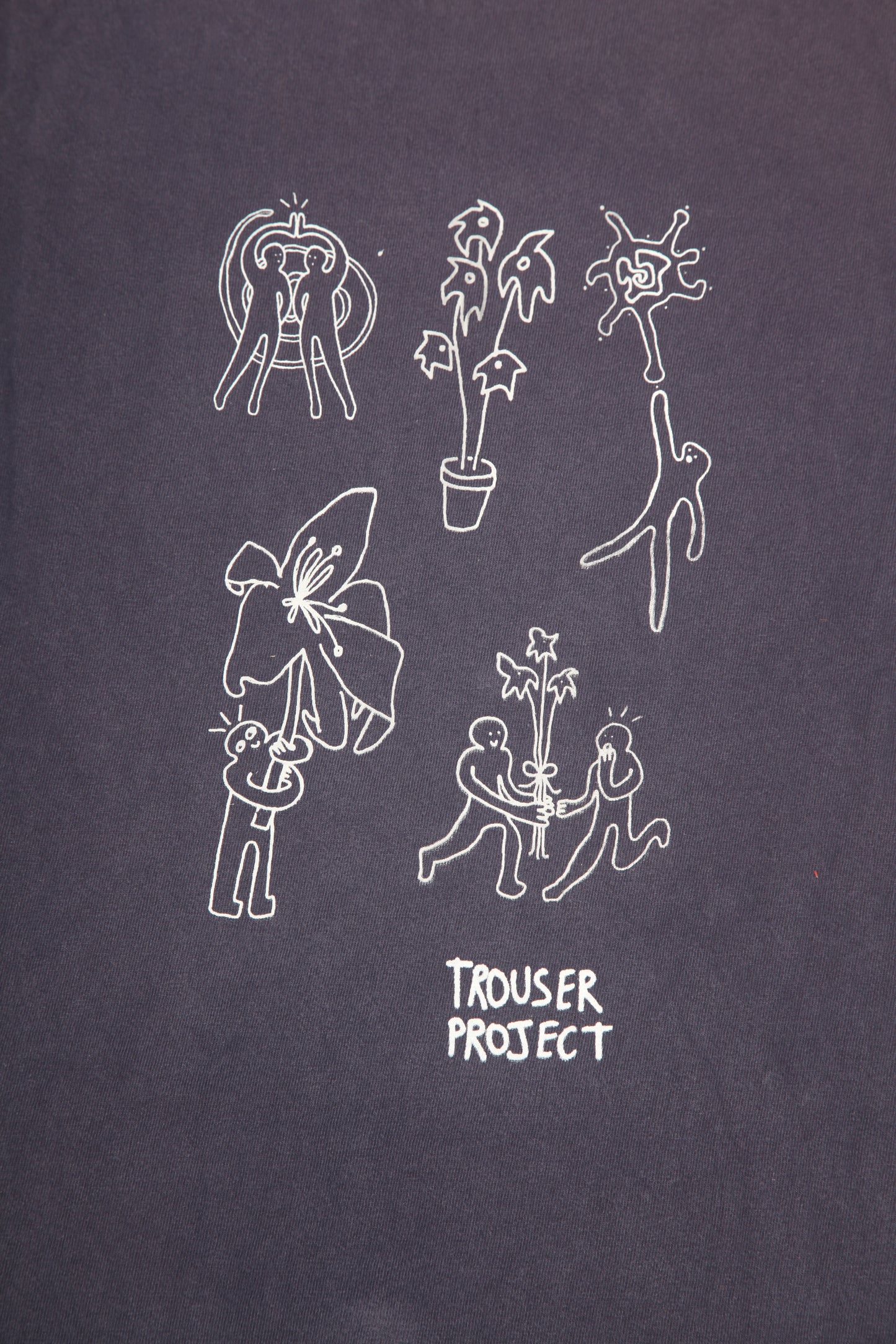 Pre-loved Upcycled Graphic Screen-print T-Shirt (XL)