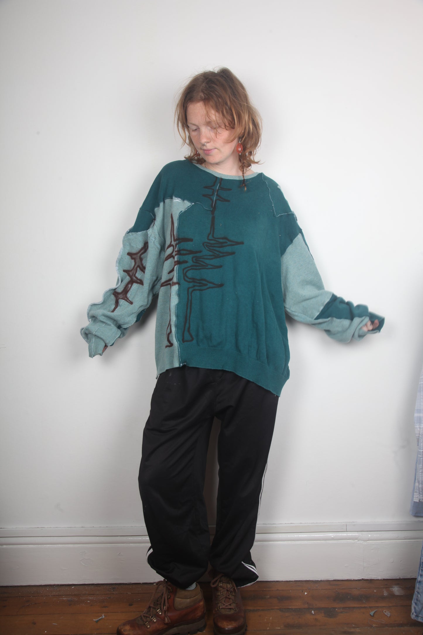 Patchwork Oversize Jumper (XXL)
