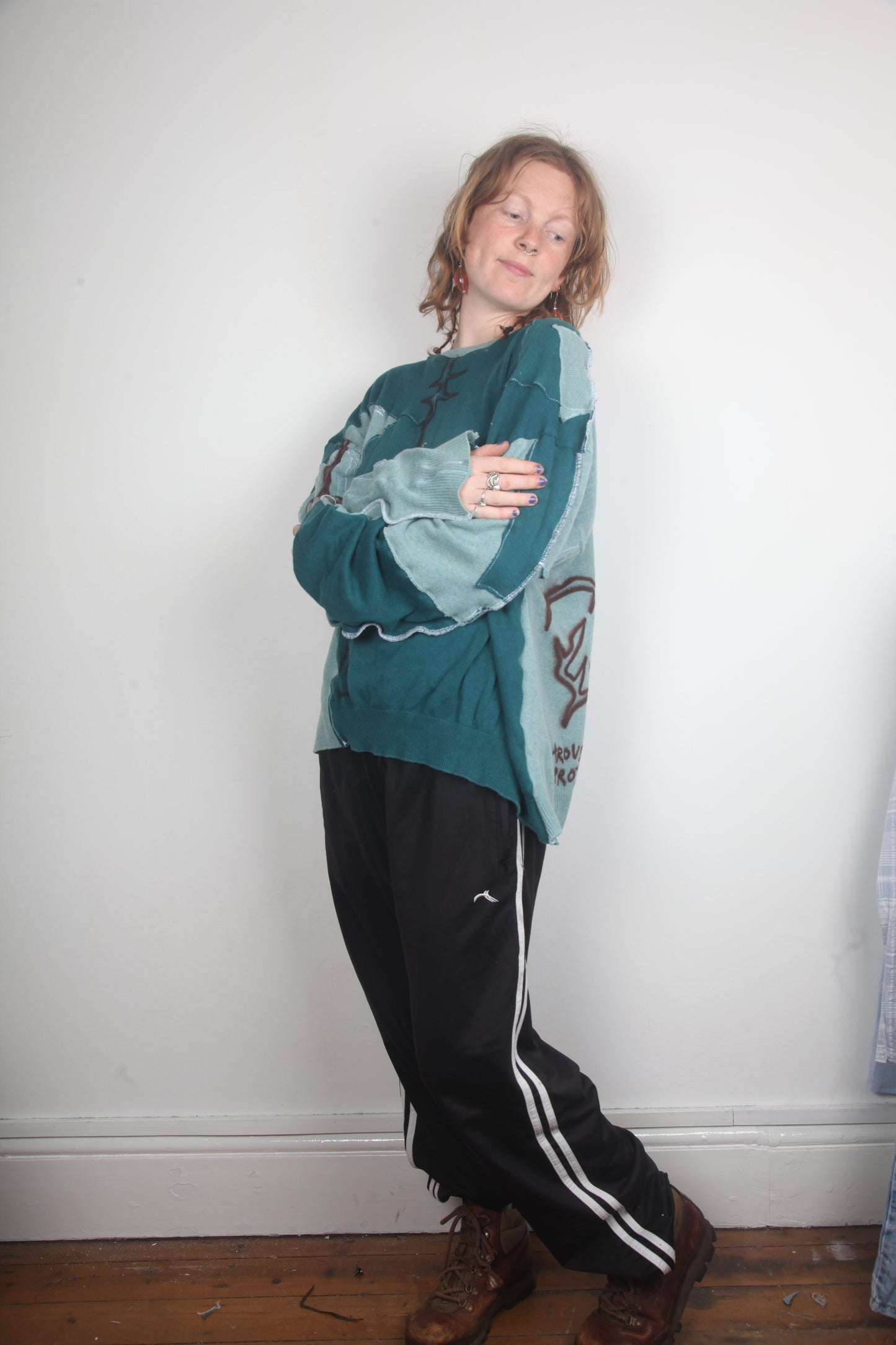 Patchwork Oversize Jumper (XXL)