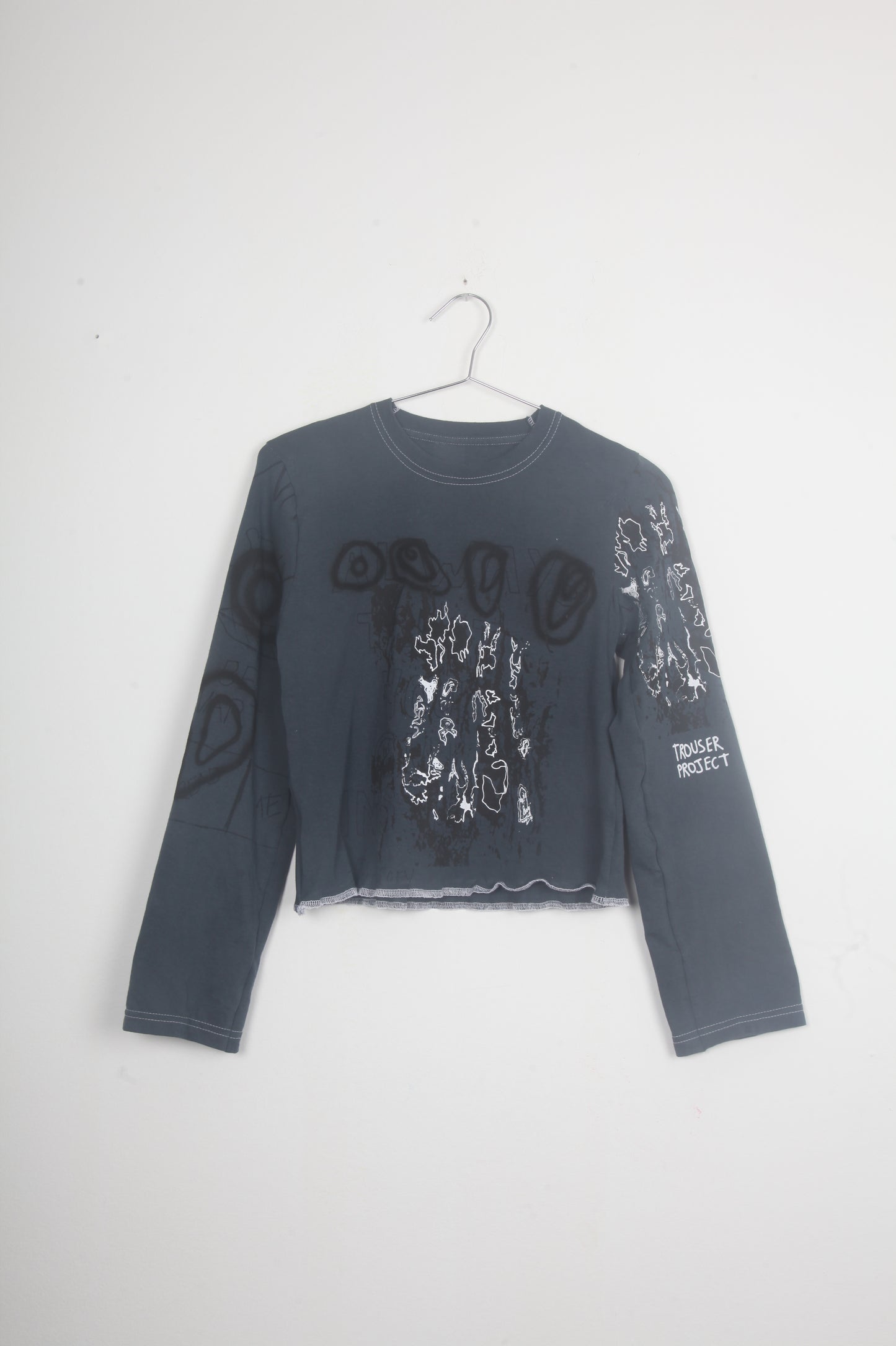 Reworked 1of1 Long Sleeve Figure Hugging Tee (S)