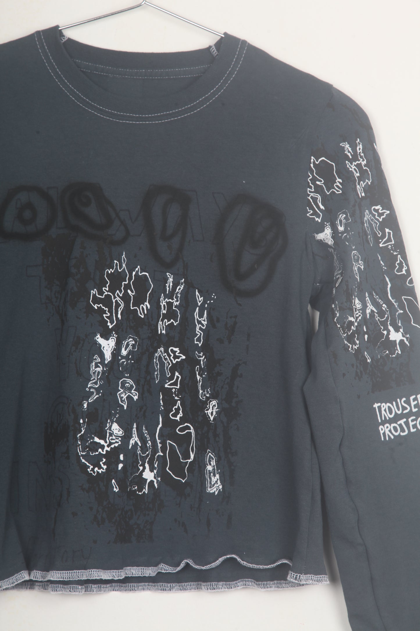 Reworked 1of1 Long Sleeve Figure Hugging Tee (S)