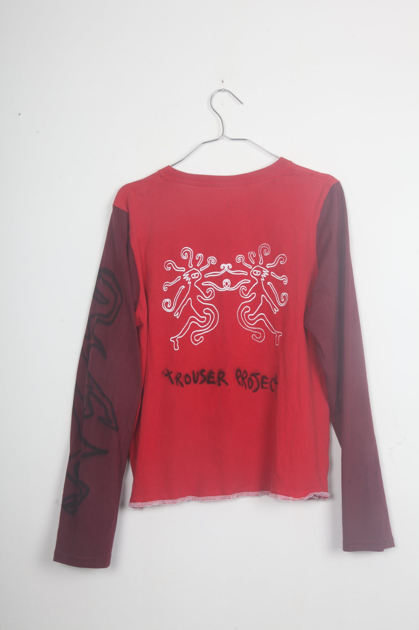 Reworked 1of1 Long Sleeve Figure Hugging Tee (XL)
