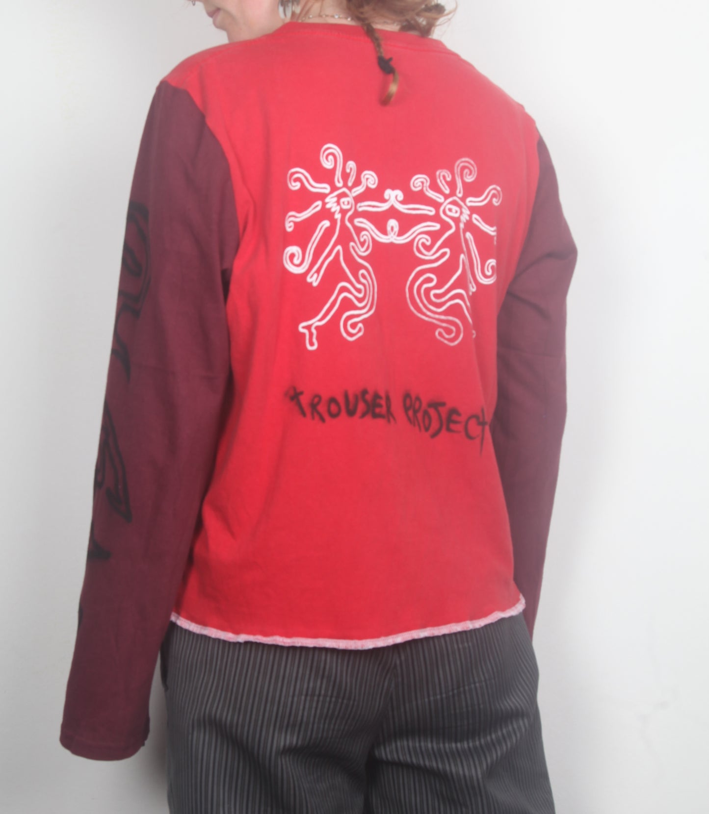 Reworked 1of1 Long Sleeve Figure Hugging Tee (XL)