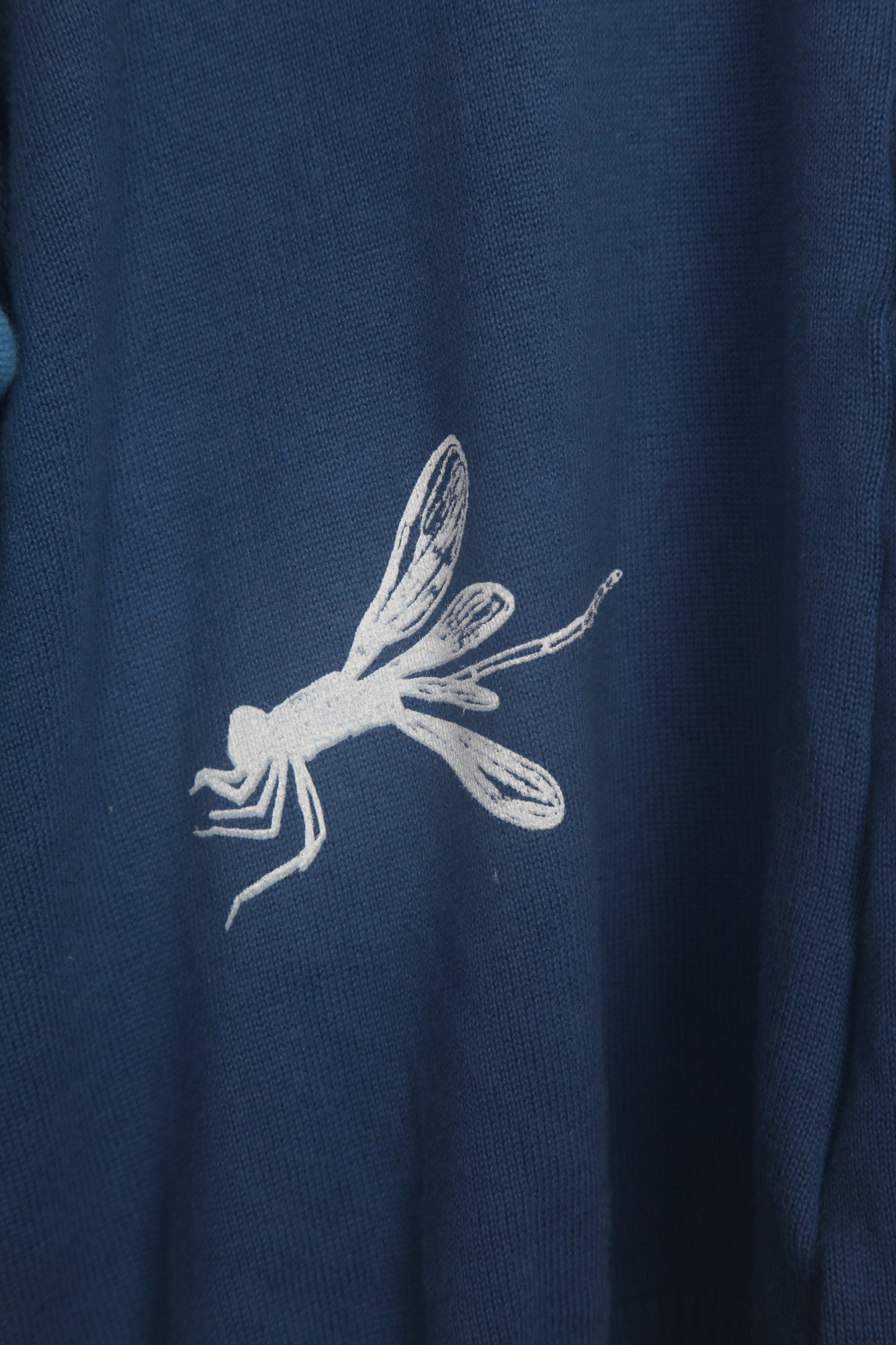 Knit Blue Funky Jumper (L)