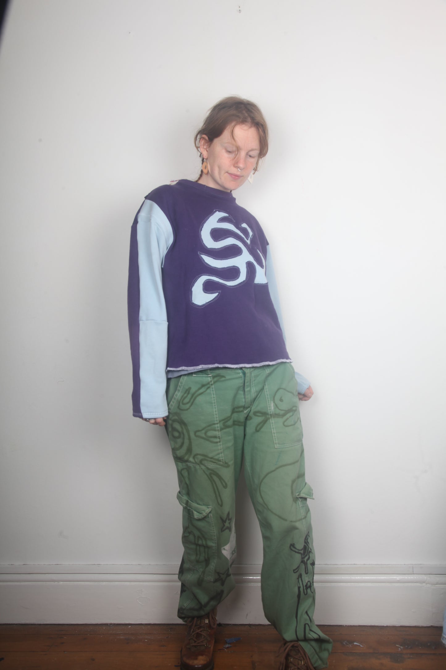 Funky Purple Jumper (M)